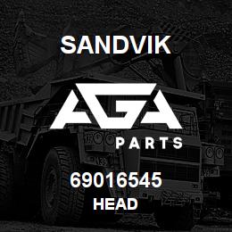 69016545 Sandvik HEAD | AGA Parts