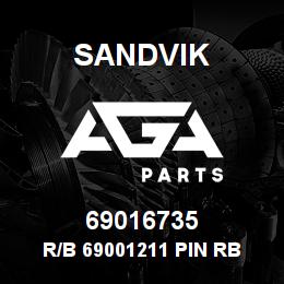 69016735 Sandvik R/B 69001211 PIN RB | AGA Parts
