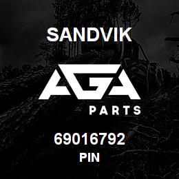69016792 Sandvik PIN | AGA Parts