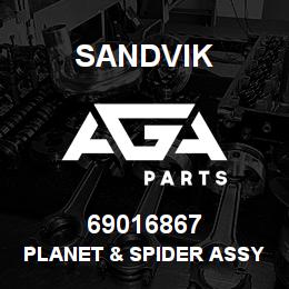 69016867 Sandvik PLANET & SPIDER ASSY | AGA Parts