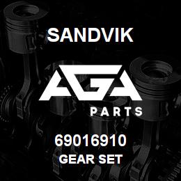 69016910 Sandvik GEAR SET | AGA Parts
