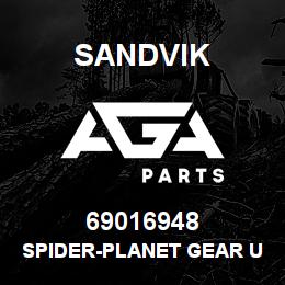 69016948 Sandvik SPIDER-PLANET GEAR USE 69017017 DURB | AGA Parts