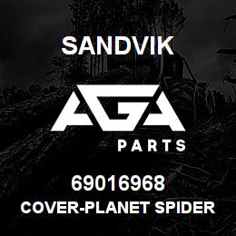 69016968 Sandvik COVER-PLANET SPIDER (PLAIN) | AGA Parts