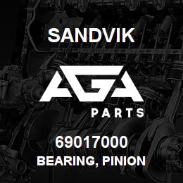 69017000 Sandvik BEARING, PINION | AGA Parts