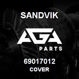 69017012 Sandvik COVER | AGA Parts