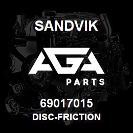 69017015 Sandvik DISC-FRICTION | AGA Parts