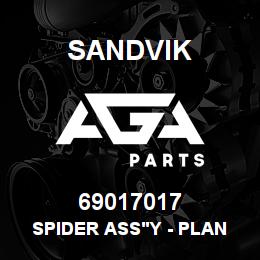 69017017 Sandvik SPIDER ASS'Y - PLANETARY | AGA Parts