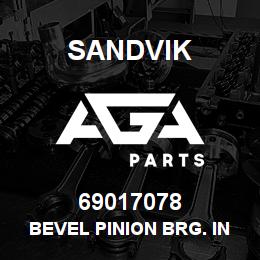 69017078 Sandvik BEVEL PINION BRG. INNER CONE | AGA Parts