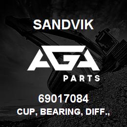 69017084 Sandvik CUP, BEARING, DIFF., L.H. | AGA Parts