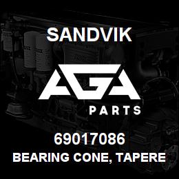69017086 Sandvik BEARING CONE, TAPERED ROLLER | AGA Parts