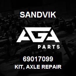 69017099 Sandvik KIT, AXLE REPAIR | AGA Parts