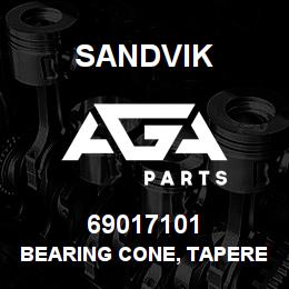 69017101 Sandvik BEARING CONE, TAPERED ROLLER | AGA Parts