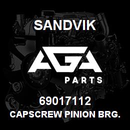69017112 Sandvik CAPSCREW PINION BRG. CAGE | AGA Parts