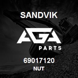 69017120 Sandvik NUT | AGA Parts