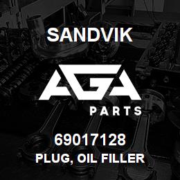 69017128 Sandvik PLUG, OIL FILLER | AGA Parts