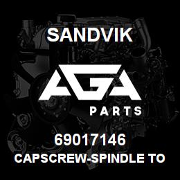 69017146 Sandvik CAPSCREW-SPINDLE TO HSG. | AGA Parts