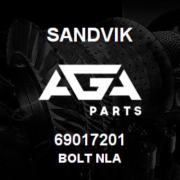 69017201 Sandvik BOLT NLA | AGA Parts