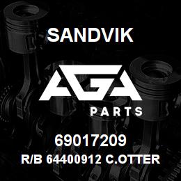 69017209 Sandvik R/B 64400912 C.OTTER PIN RB | AGA Parts