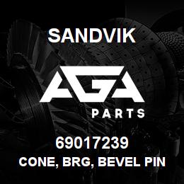 69017239 Sandvik CONE, BRG, BEVEL PINION, OUT. | AGA Parts