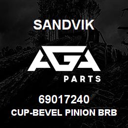 69017240 Sandvik CUP-BEVEL PINION BRB. (INNE) RB | AGA Parts