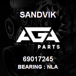 69017245 Sandvik BEARING : NLA | AGA Parts