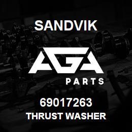69017263 Sandvik THRUST WASHER | AGA Parts