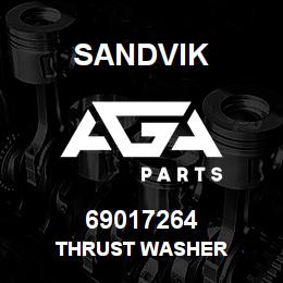 69017264 Sandvik THRUST WASHER | AGA Parts