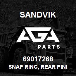 69017268 Sandvik SNAP RING, REAR PINION BEARING | AGA Parts