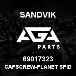 69017323 Sandvik CAPSCREW-PLANET SPIDER TO HUB | AGA Parts