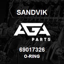69017326 Sandvik O-RING | AGA Parts
