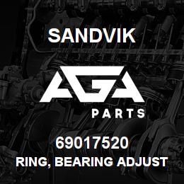 69017520 Sandvik RING, BEARING ADJUSTING L.H. | AGA Parts