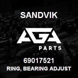 69017521 Sandvik RING, BEARING ADJUSTING R.H. | AGA Parts