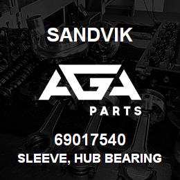 69017540 Sandvik SLEEVE, HUB BEARING OIL SEAL | AGA Parts