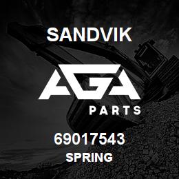 69017543 Sandvik SPRING | AGA Parts