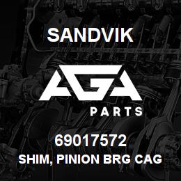 69017572 Sandvik SHIM, PINION BRG CAGE, 0.008 | AGA Parts