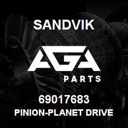 69017683 Sandvik PINION-PLANET DRIVE (24T) | AGA Parts