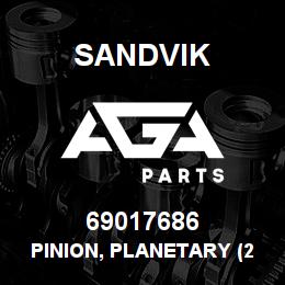 69017686 Sandvik PINION, PLANETARY (24T) | AGA Parts