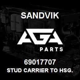 69017707 Sandvik STUD CARRIER TO HSG. MEDIUM | AGA Parts