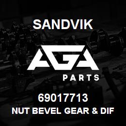 69017713 Sandvik NUT BEVEL GEAR & DIFF. CASE | AGA Parts