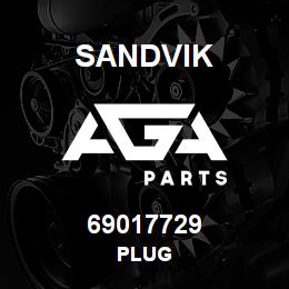 69017729 Sandvik PLUG | AGA Parts
