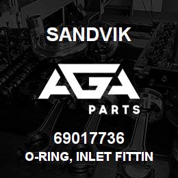 69017736 Sandvik O-RING, INLET FITTING PLUG | AGA Parts