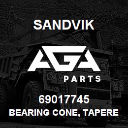 69017745 Sandvik BEARING CONE, TAPERED ROLLER | AGA Parts