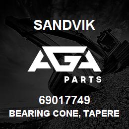 69017749 Sandvik BEARING CONE, TAPERED ROLLER | AGA Parts