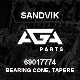 69017774 Sandvik BEARING CONE, TAPERED ROLLER | AGA Parts