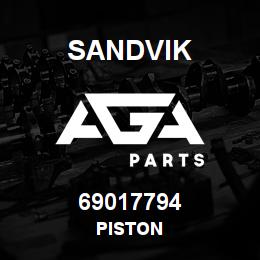 69017794 Sandvik PISTON | AGA Parts