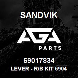 69017834 Sandvik LEVER - R/B KIT 69040738 | AGA Parts