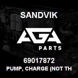 69017872 Sandvik PUMP, CHARGE (NOT THRU-DRIVE) | AGA Parts