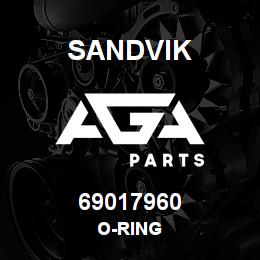 69017960 Sandvik O-RING | AGA Parts