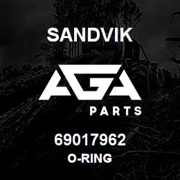 69017962 Sandvik O-RING | AGA Parts