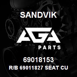69018153 Sandvik R/B 69011827 SEAT CUSHION RB | AGA Parts